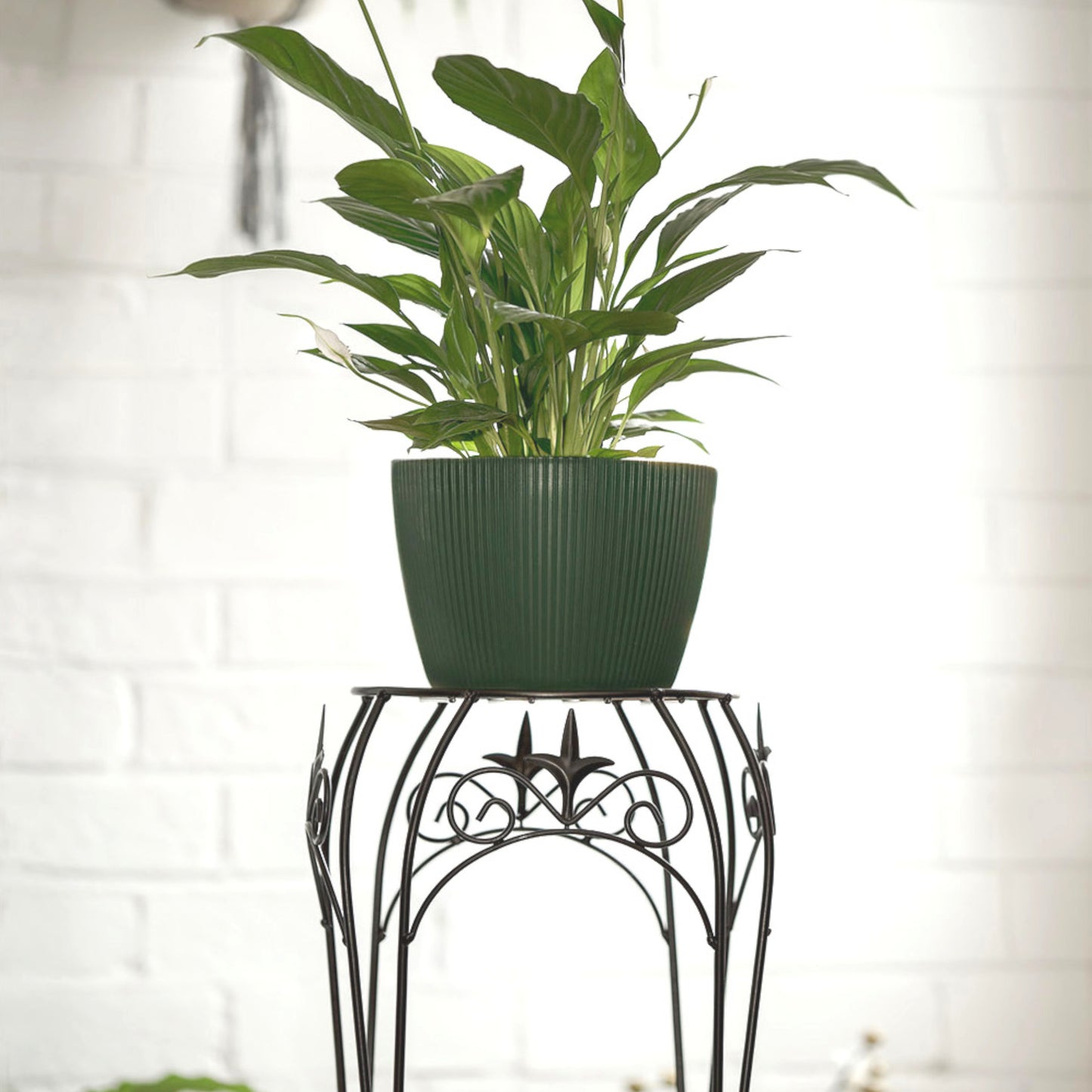 Plant Pots Indoor Set Of 3 Striped Pattern