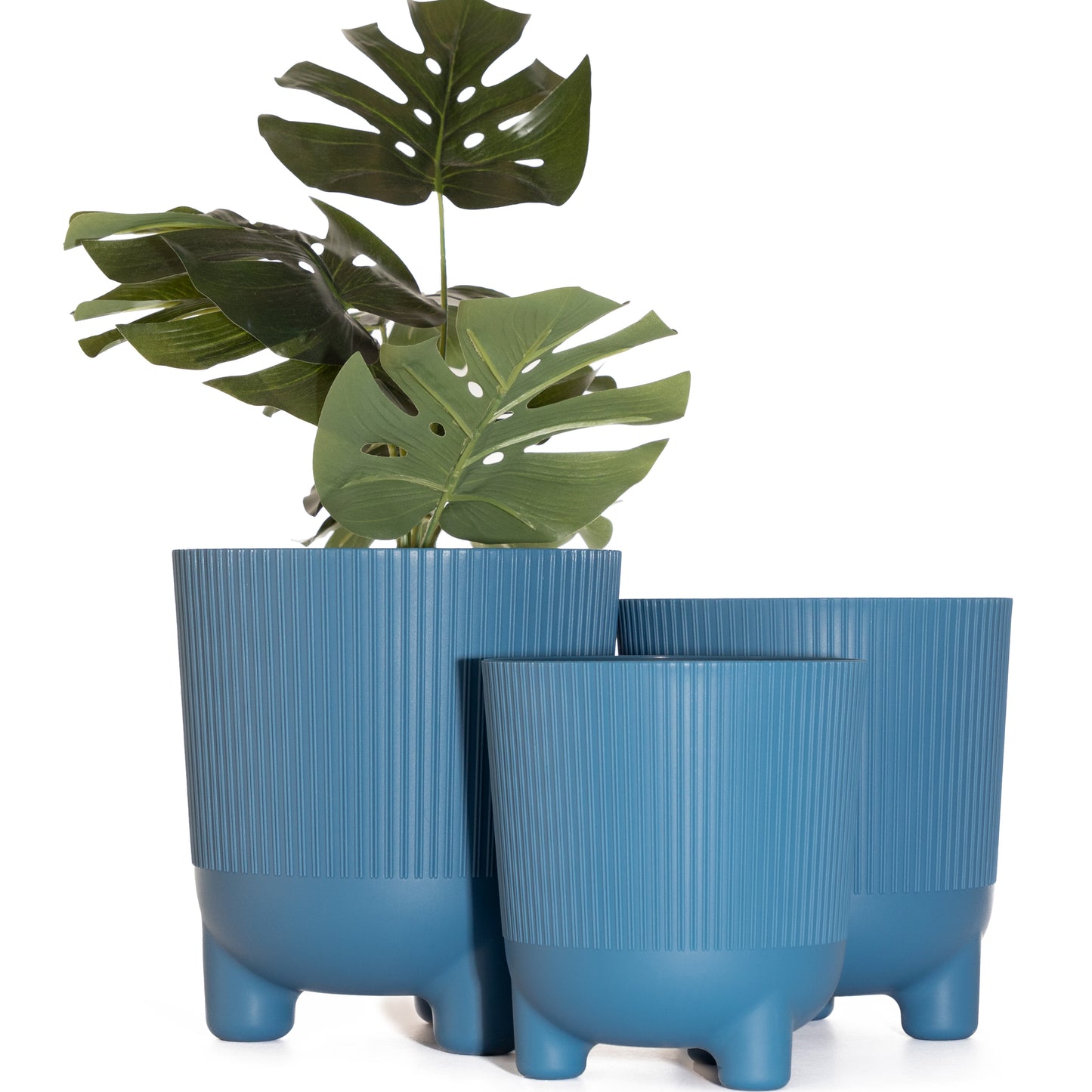 Plant Pots Indoor Trio Set Of 3 Sizes 14/16/18cm
