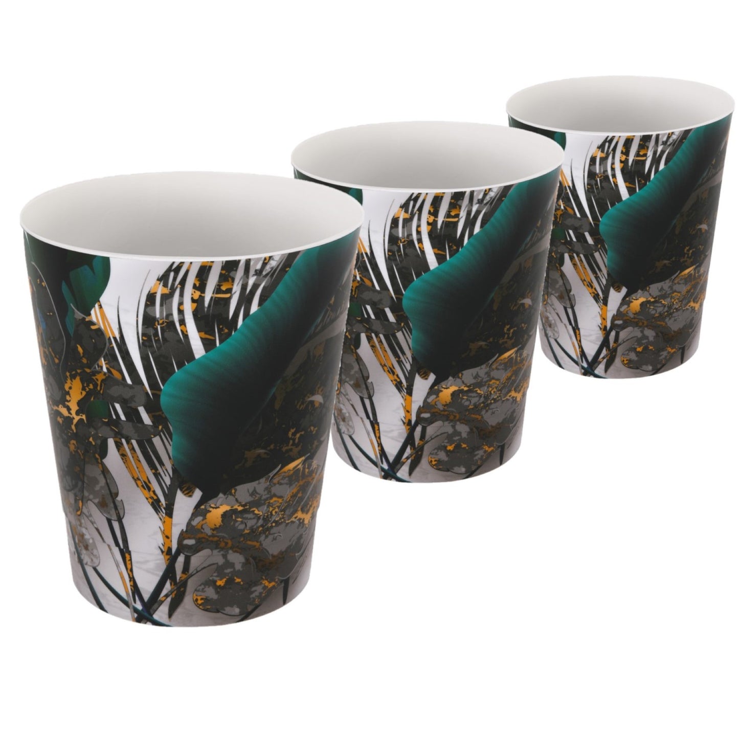 Plant Pots For Orchids Set Of 3 Exotic 13.5cm