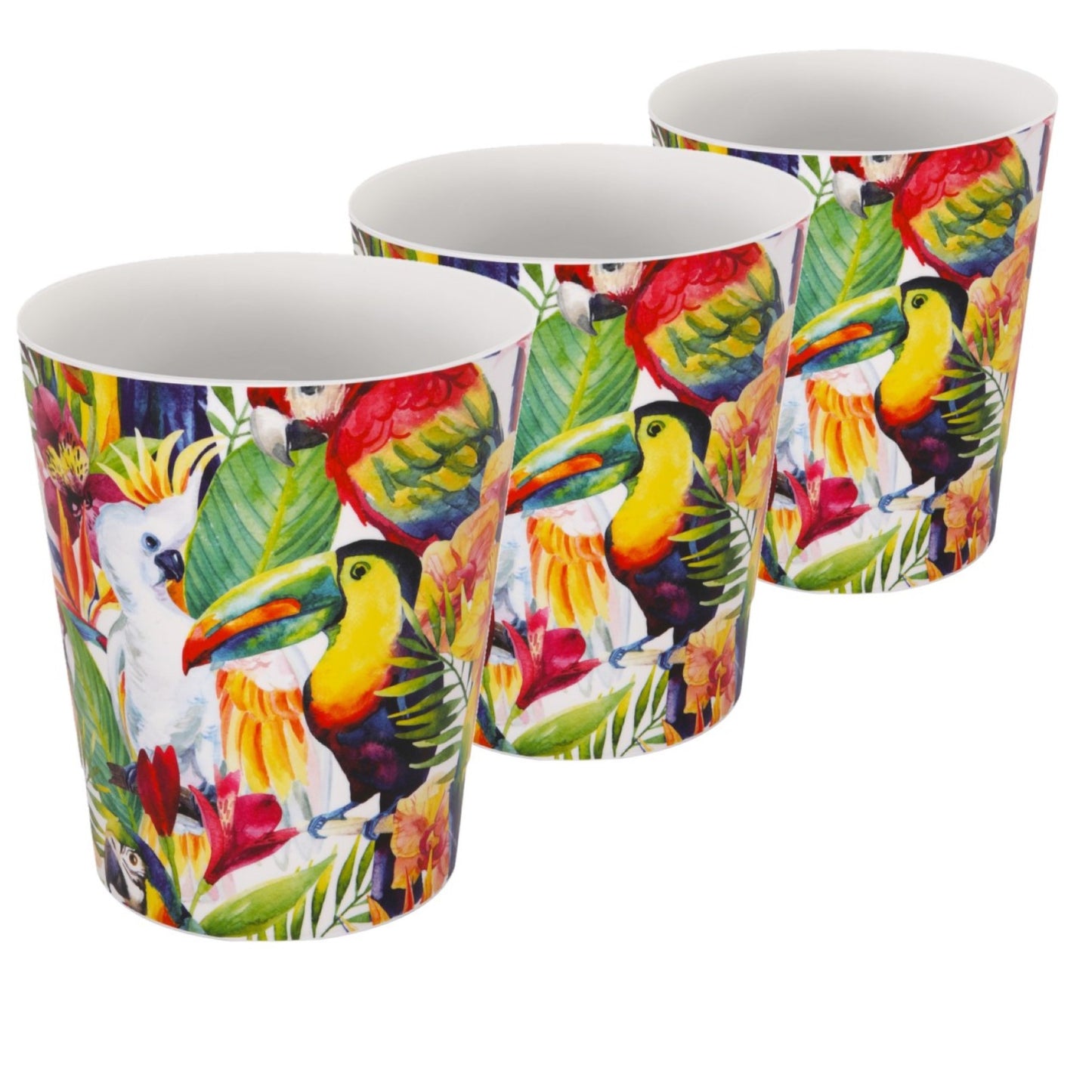Plant Pots For Orchids Set Of 3 Exotic 13.5cm