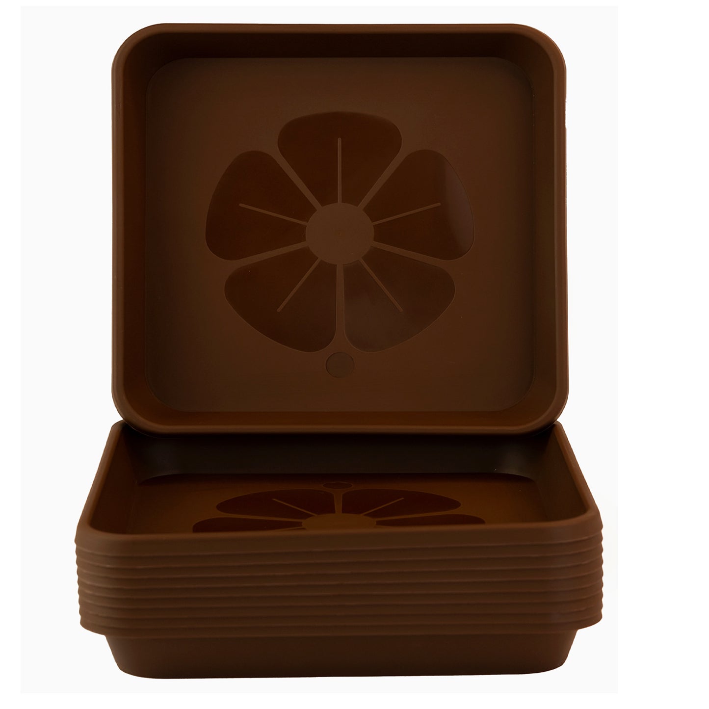Square Plant Pot Saucers Set Of 10