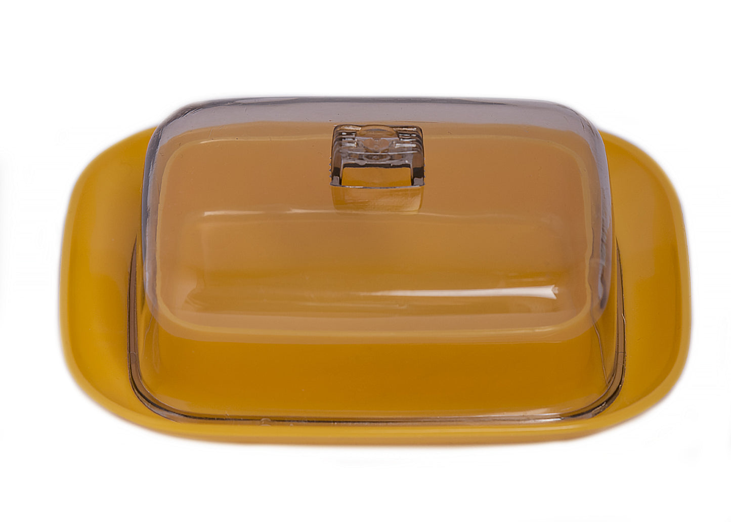 Butter Dish with Lid 12.5cm x 8cm Plastic Butter Dish for 200g Butter