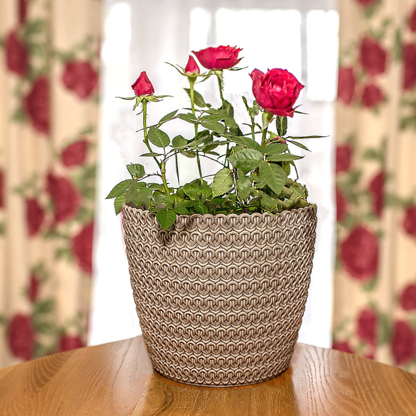 Plant Pots Indoor Knitted Large Medium Small Outdoor Decorative