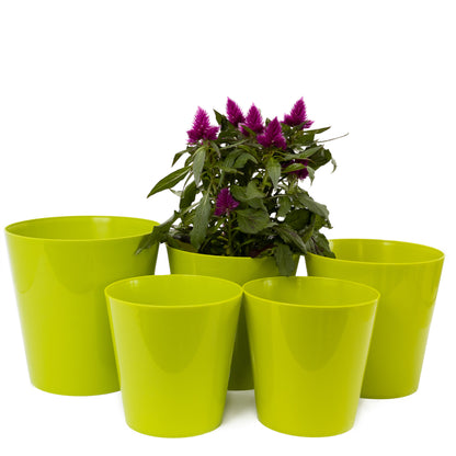 Plant Pots Indoor Aga Set of 5 Sizes 13/13/15/15/17cm