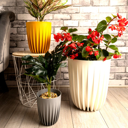 Plant Pot Indoor Outdoor Luxy Tall Flower Pots