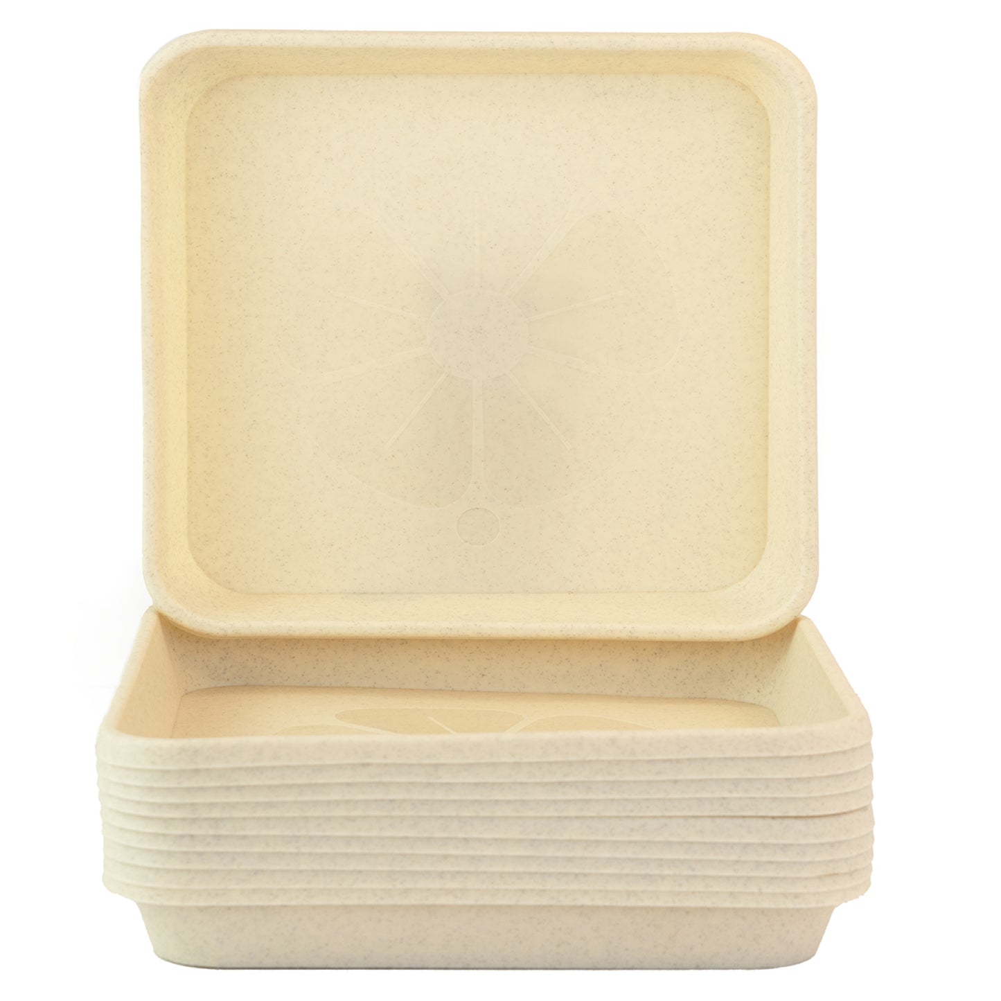 Square Plant Pot Saucers Set Of 10