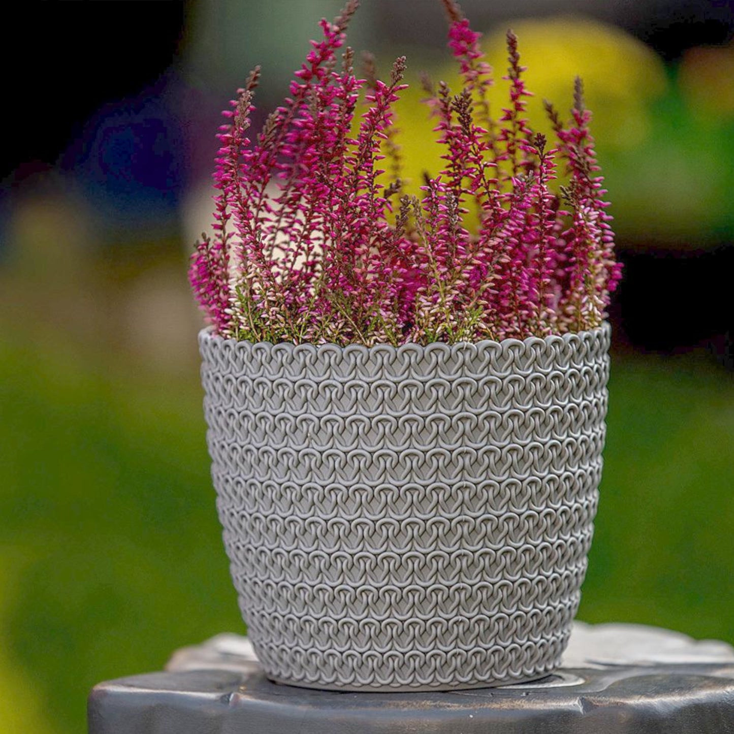 Plant Pots Indoor Knitted Set Of 3