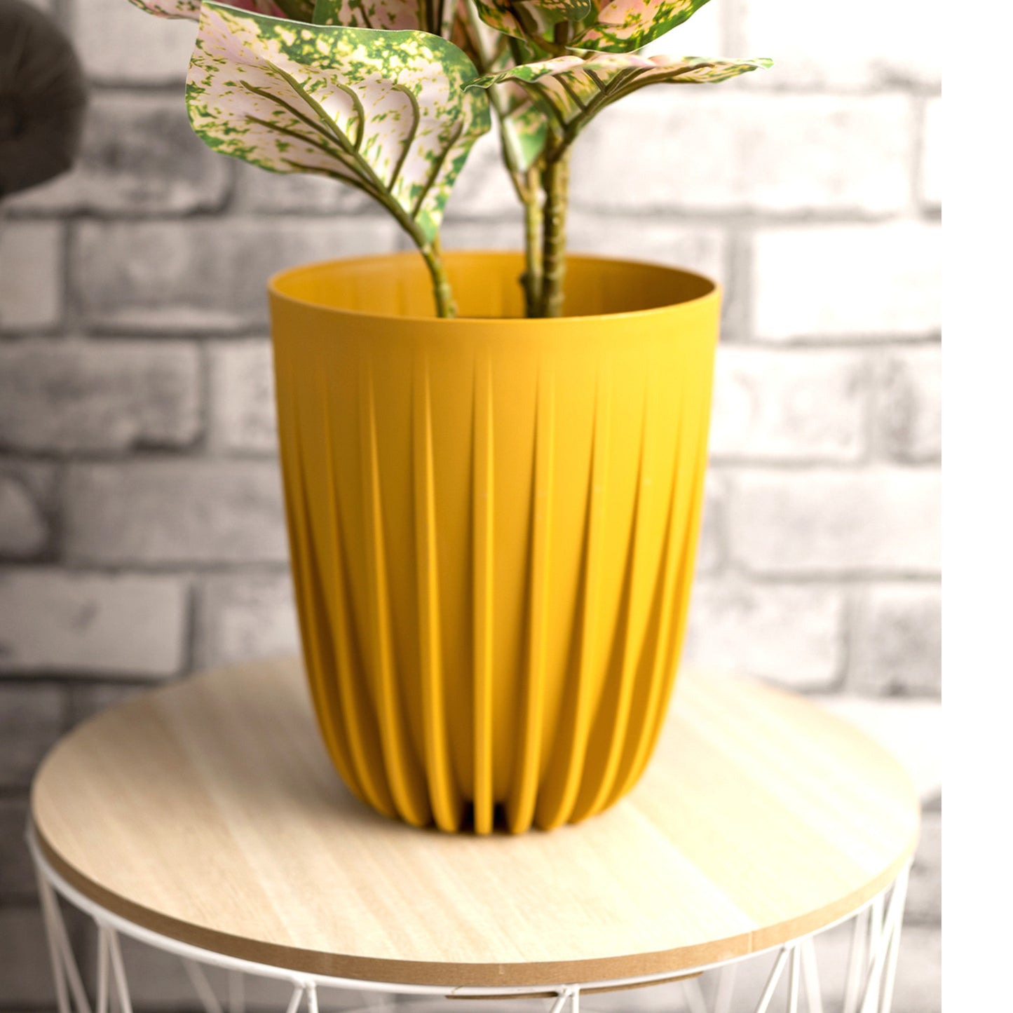 Plant Pots Indoor Outdoor Luxy Set Of 3 14.5/19/25cm