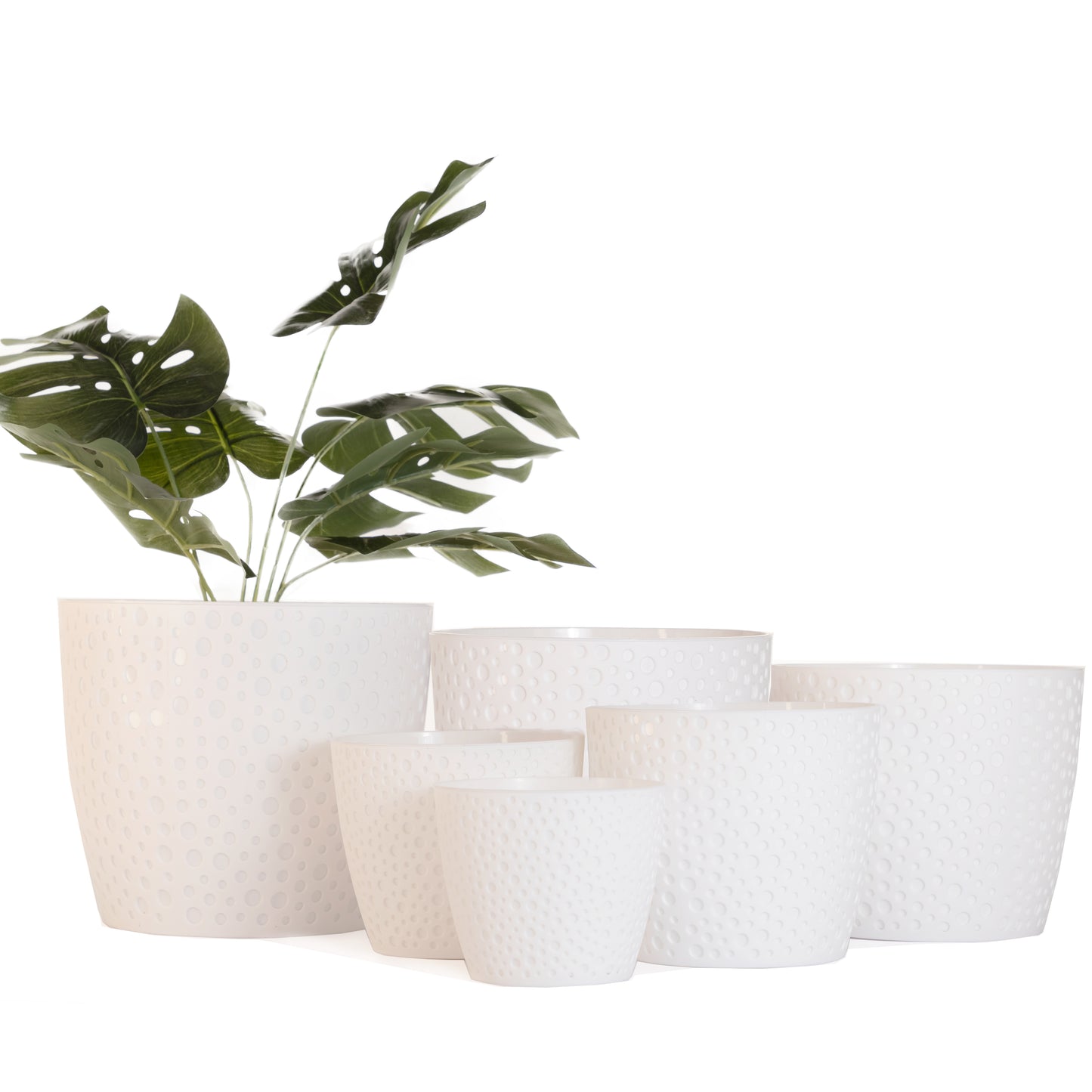 Vero Plant Pots Indoor Set of 6 Sizes 11/13/15/17/19/21cm