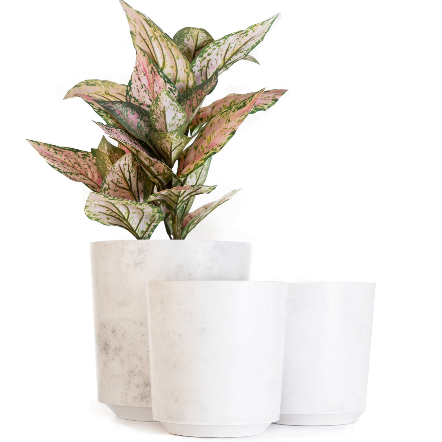 Plant Pots Indoor Outdoor Solo Set Of 3 19/19/25cm